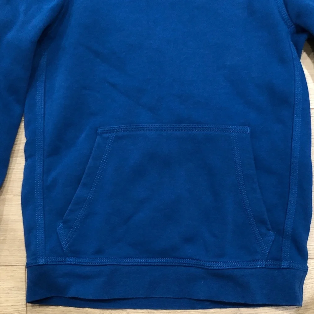 Nike Youth Dark Blue Pullover Hoodie with White Swoosh